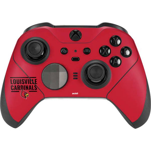University of Louisville Cardinals Striped Xbox One Skins
